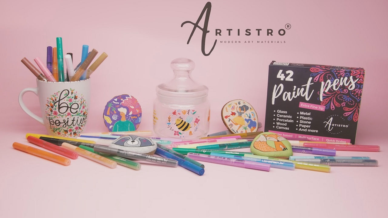 Pintasa Premium Acrylic Paint Pens | Extra Fine 0.7mm-1mm